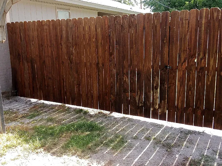 6' Tall Backyard Fence