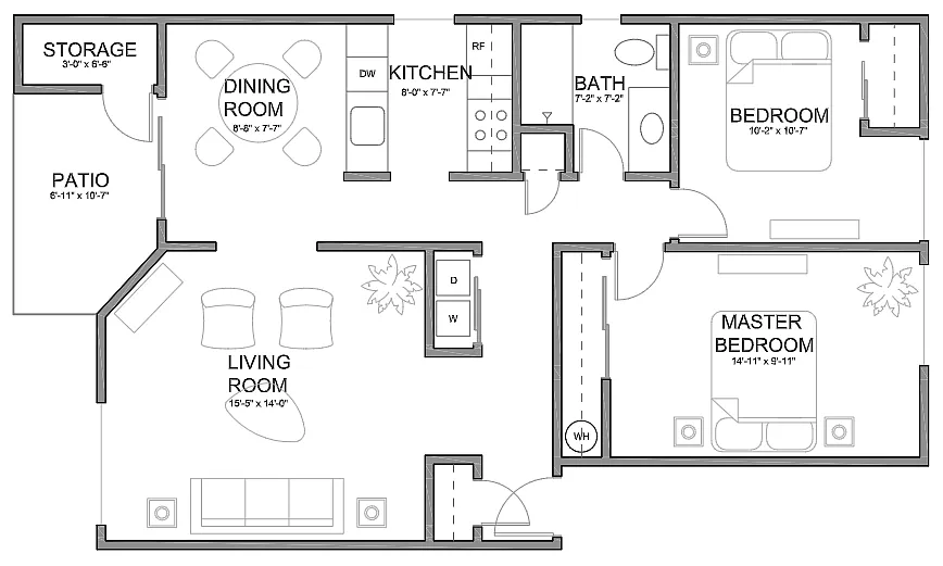 Floor plan 2X1