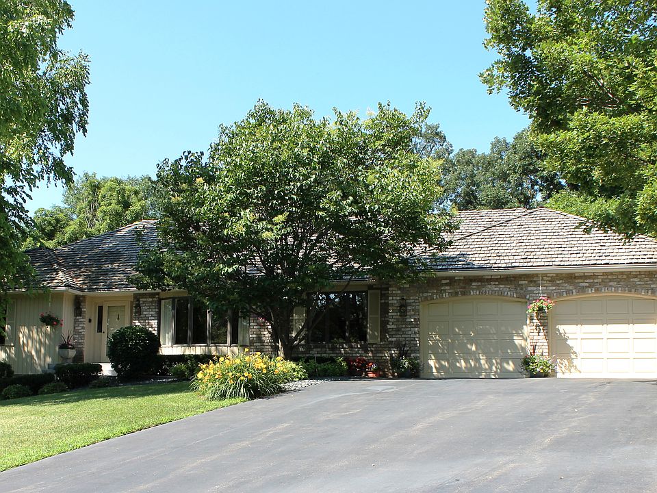 Front view of the home