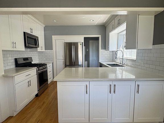 Upgraded kitchen with ample storage