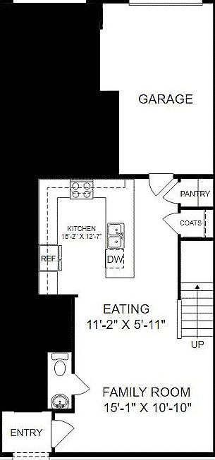 Tessa floor plan: First floor