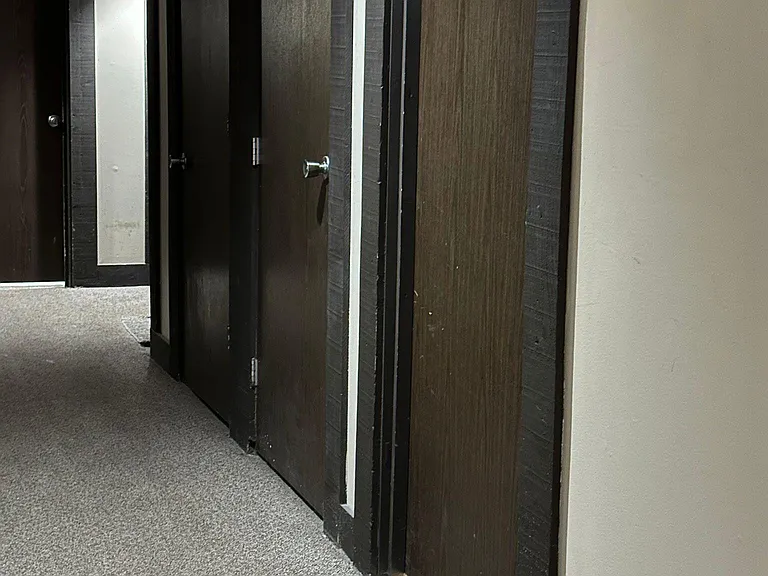 Laundry in hallway