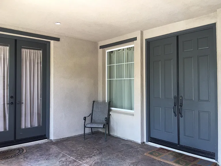house main entrance and studio entrance