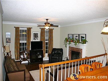 Formal living with fireplace