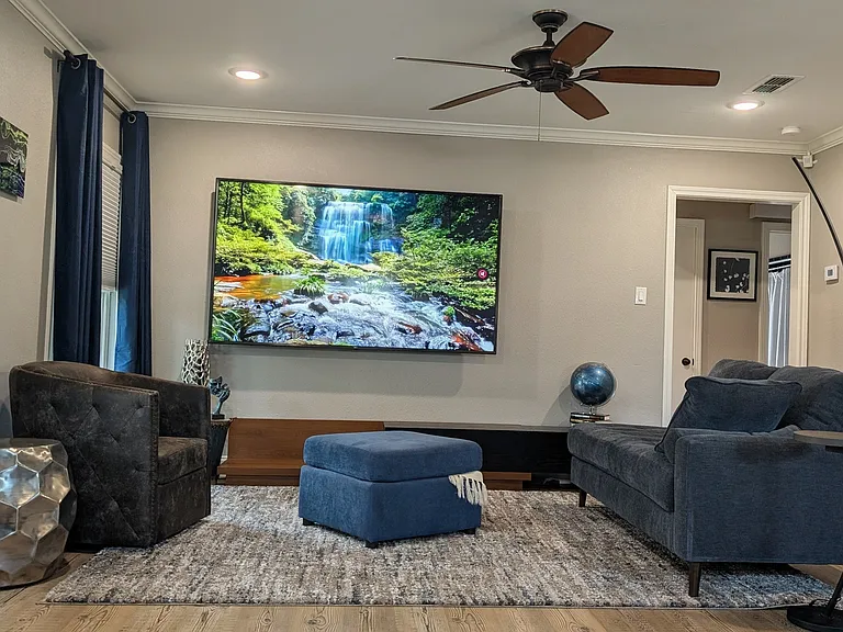 Shared space-Living Room. Watch a movie or enjoy sports on the big screen!