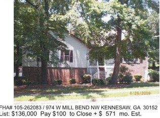 974 W Mill Bnd NW, Kennesaw, GA 30152