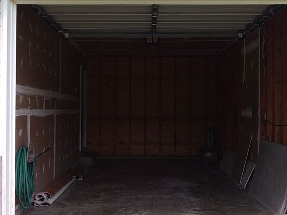 Garage space, over sized, deep and wide for full sized picku