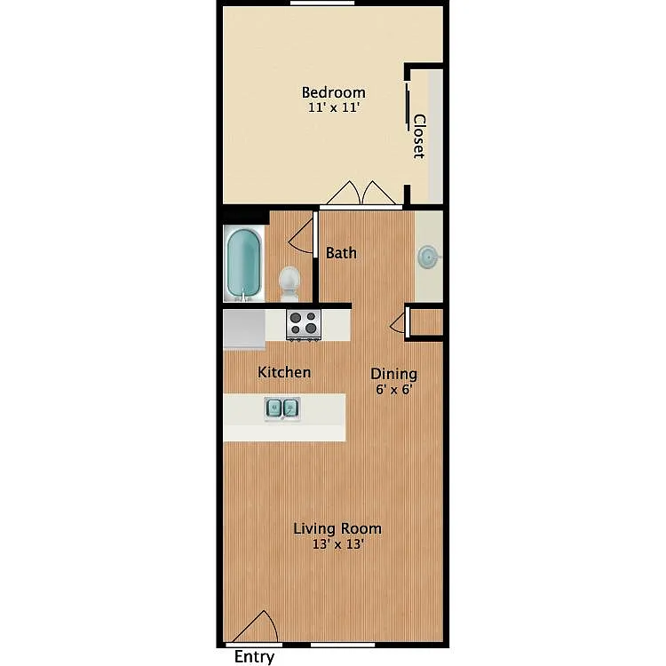 Floor plan Oak Creek