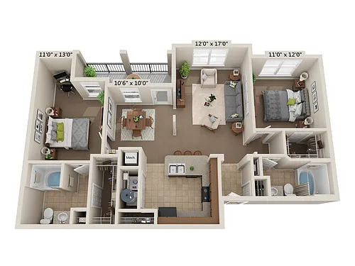Floor plan B2