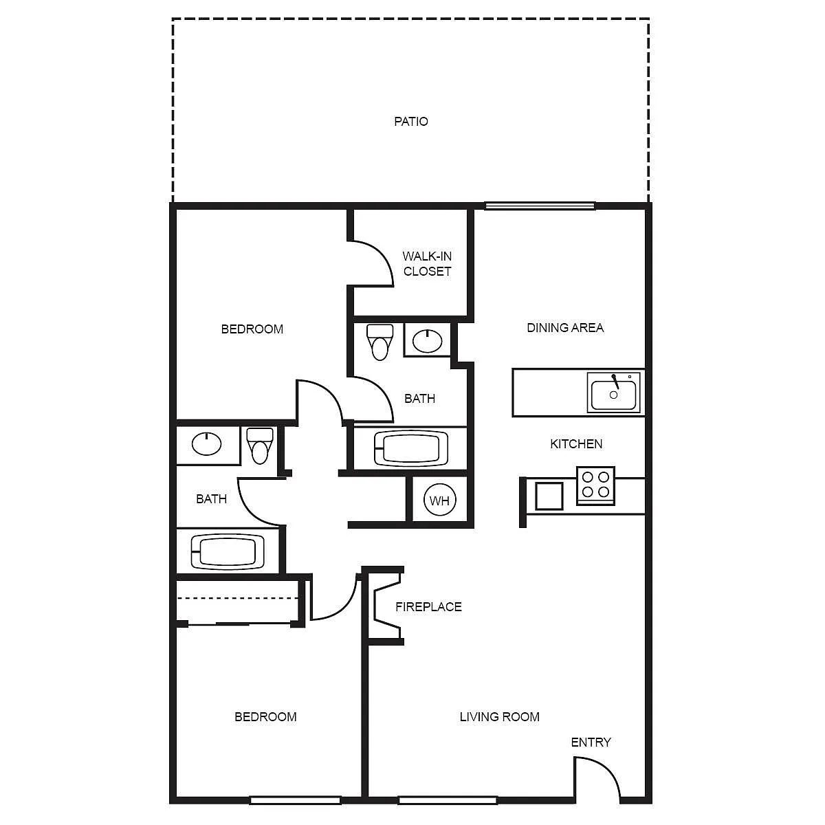 Floor plan Sierra - Renovated