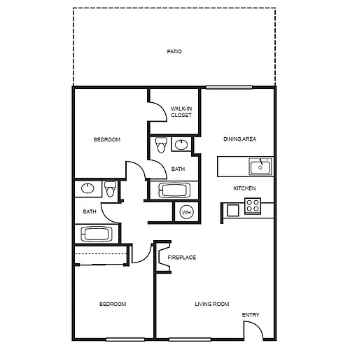 Floor plan Sierra - Renovated