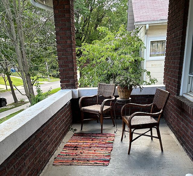 Enjoy some "porch sittin" on the front porch