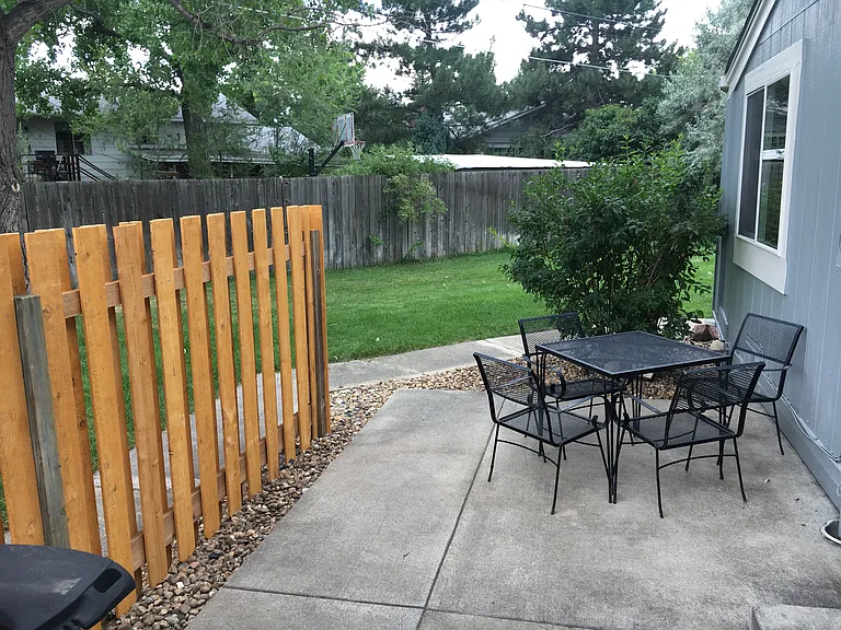 Back patio
