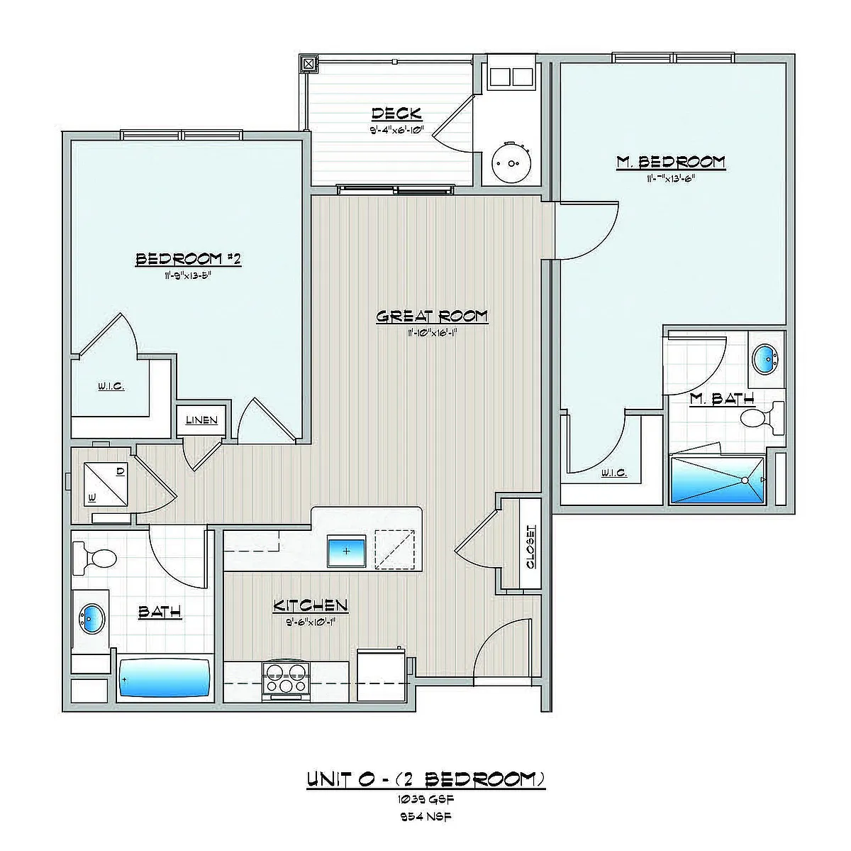 Floor plan 2 Bedroom 2 Bathroom S Elevator