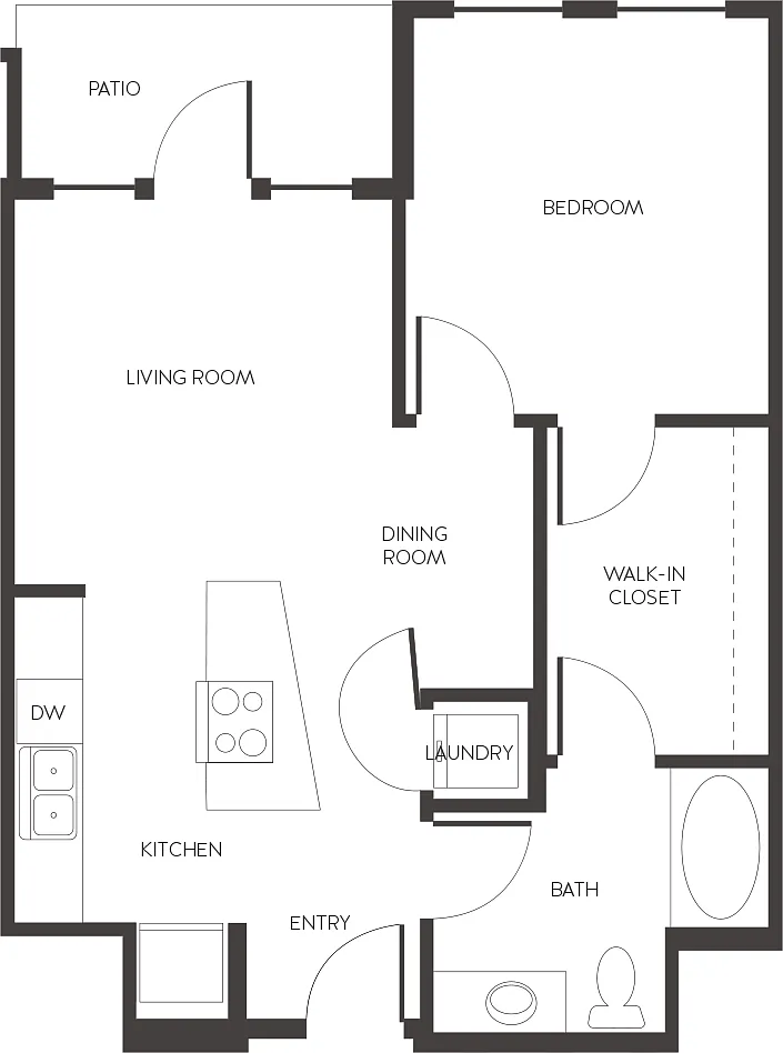 Floor plan Little Raven
