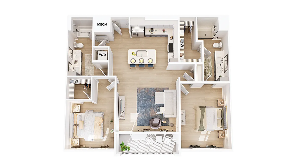 Floor plan B3