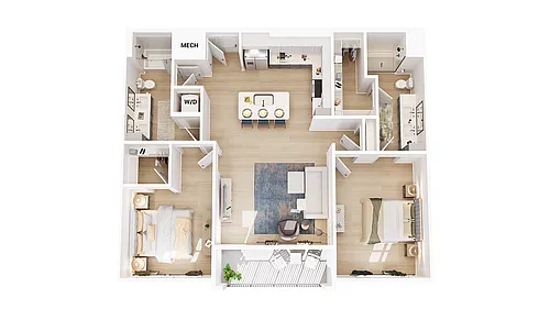 Floor plan B3