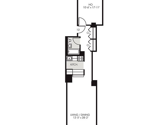 2nd image of 45 Wall St APT 1212