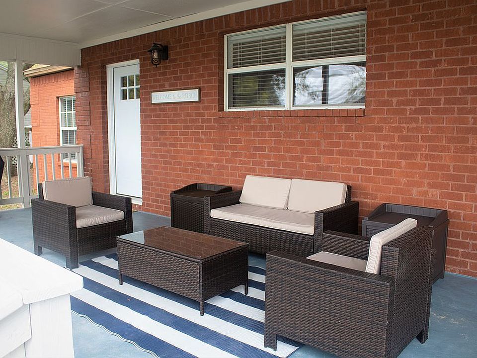 Large covered front porch 