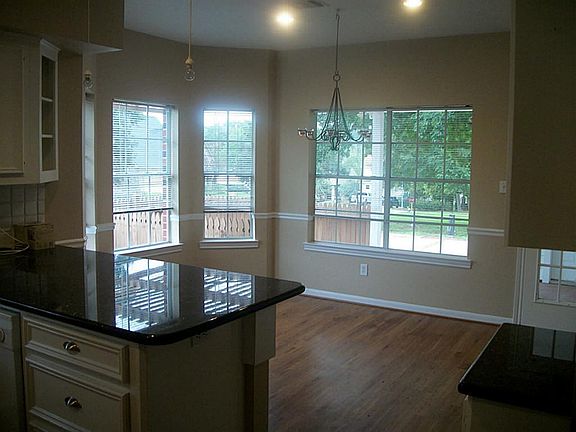Your kitchen flows nicely into your breakfast room.