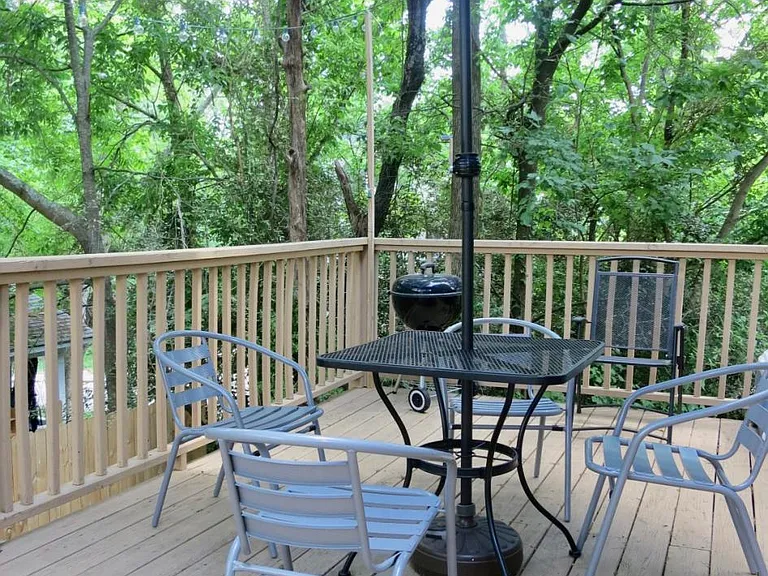 Large back deck