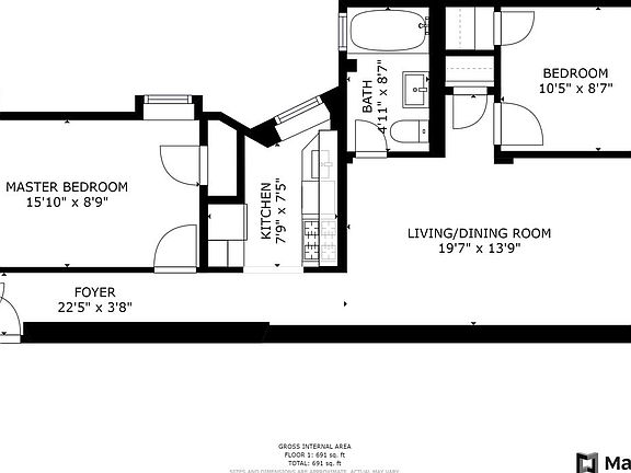 2nd image of 117 W 116th St #B4