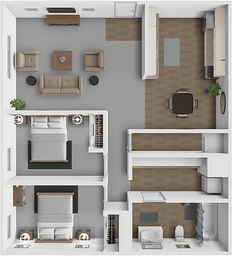 Floor plan The River