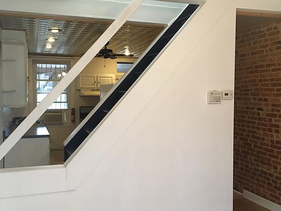 View of kitchen from living room