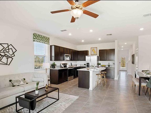 Livingroom and kitchen space