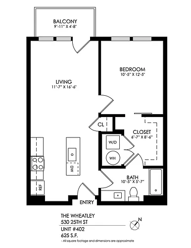 Floor plan 1 Bedroom