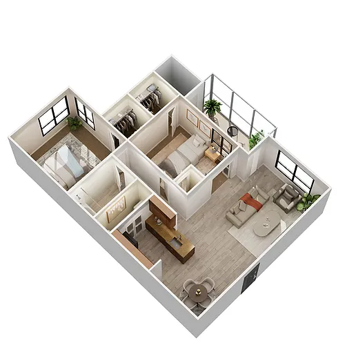 Floor plan B1