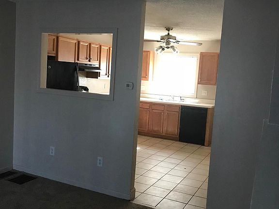 Kitchen overlooking from Living room