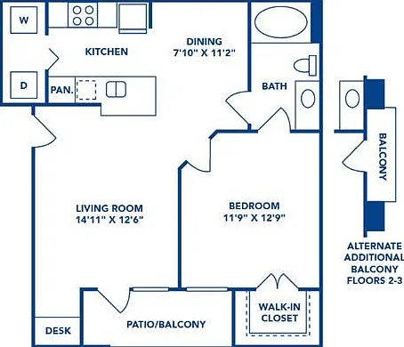 1 Bedroom | 1 Bath | 678 SF 1 Bedroom | 1 Bath | 678 SF