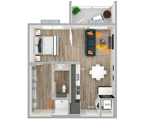 Floor plan A1-534