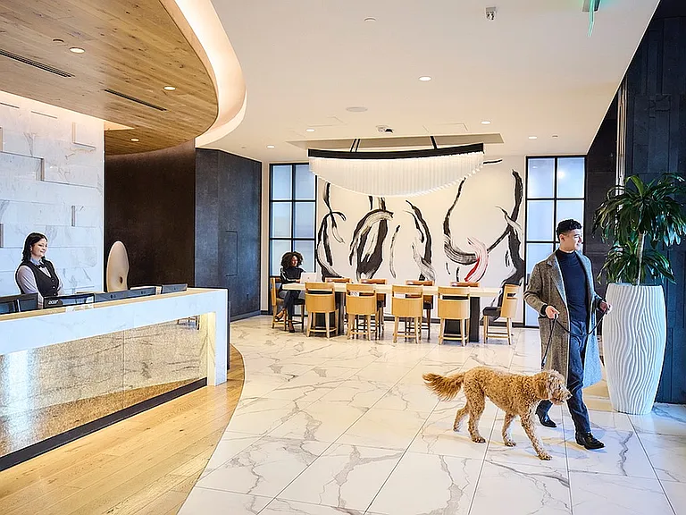 Pet friendly living at One Cardinal Way