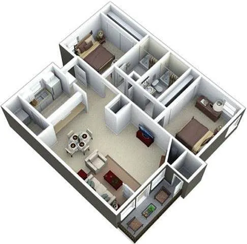 Floor plan The Broadway Renovated