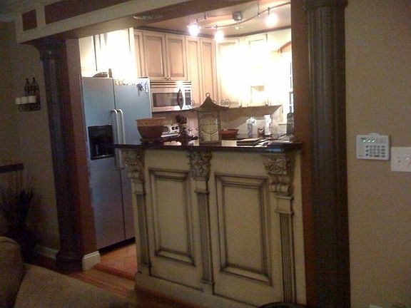 kitchen view from living room