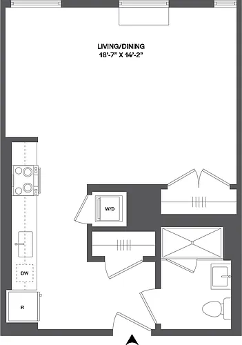 Floor plan Studio-SB-2.4