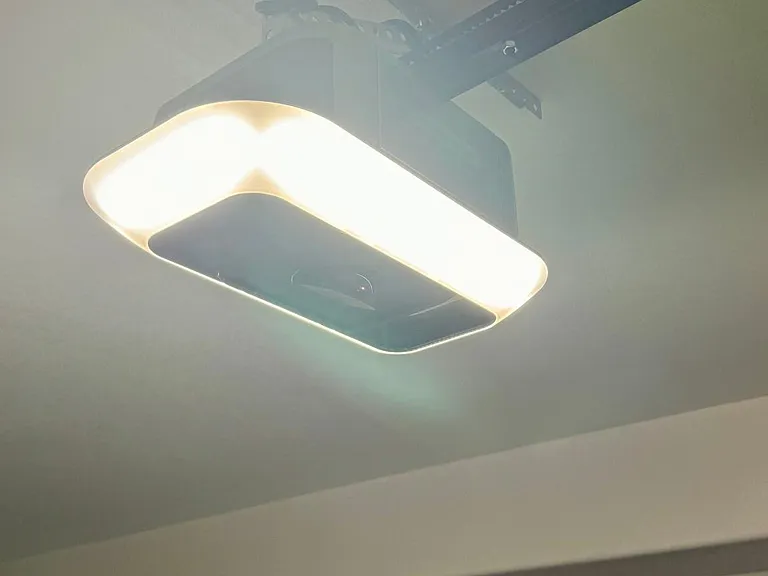 Liftmaster smart garage door opener with camera. Belt drive for the quietest operation