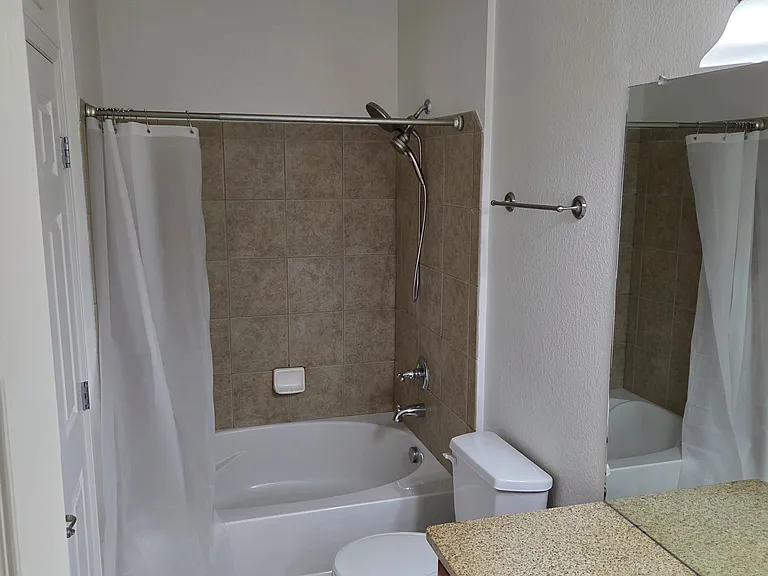 shower/soaking tub in primary bathroom