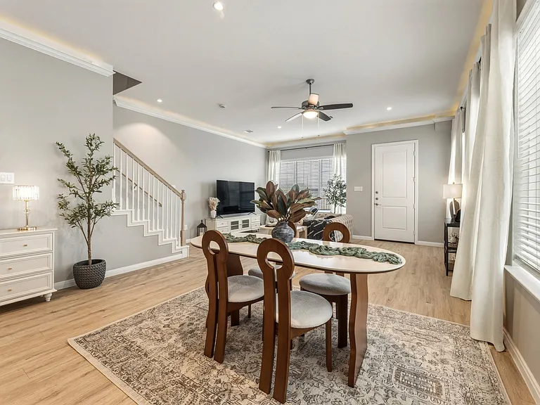 Open Concept Living and Dining Room with Natural Light (Plan 4201)