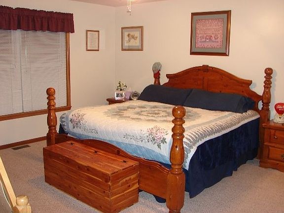 Master Bedroom Can Easily Accomodate Large Furniture.
