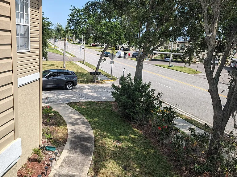 view from balcony