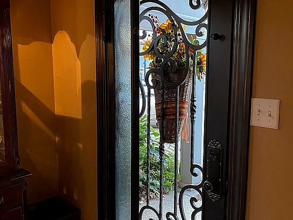 Tuscan Iron Entry door