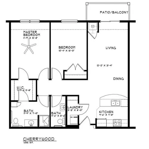 Floor plan Cherrywood