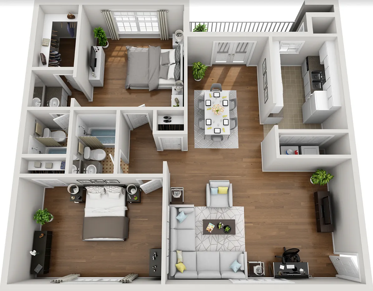 Floor plan B6