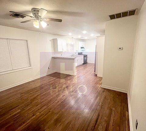 Living room looking into Kitchen