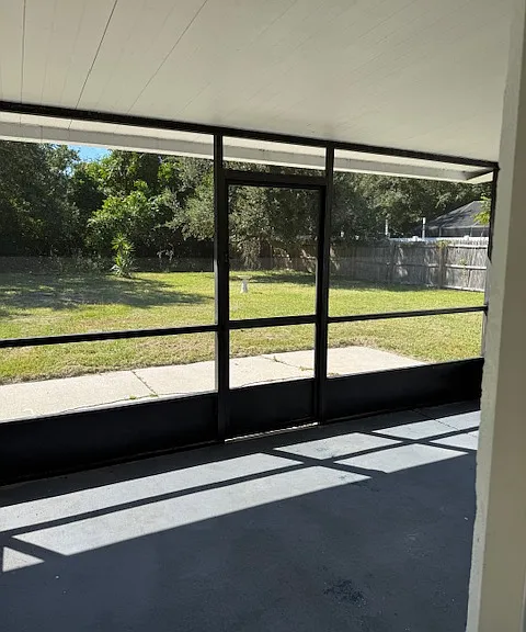 Back patio