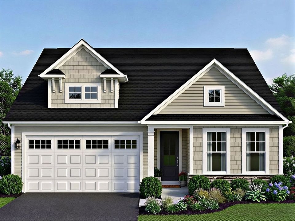 Similar to Elevation A - Different Garage Door