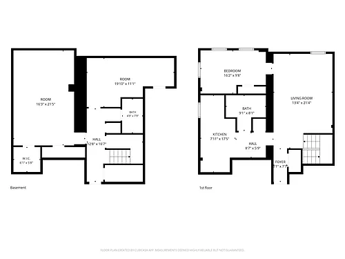 Floor plan 3BD 1 BA